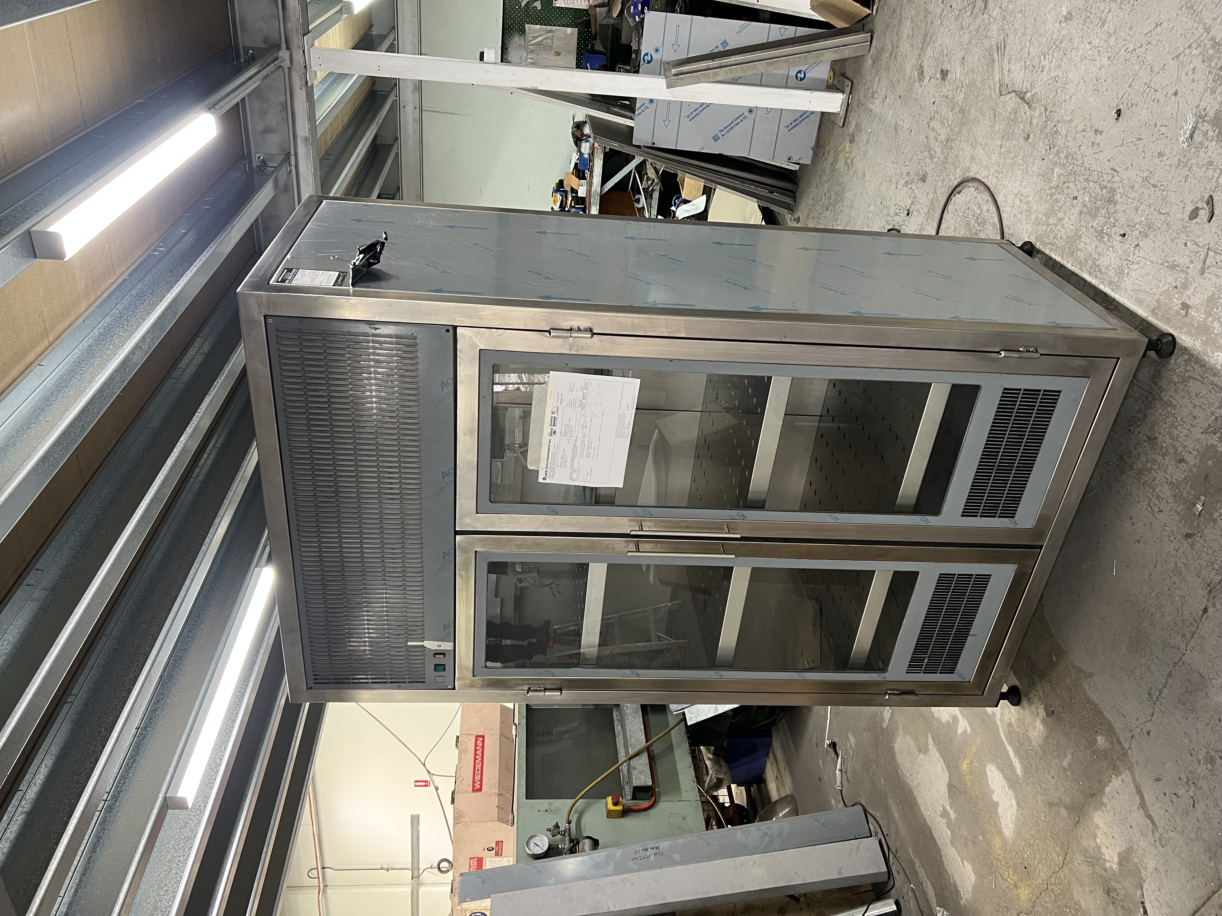 Contained storage and ventilation cabinet photo